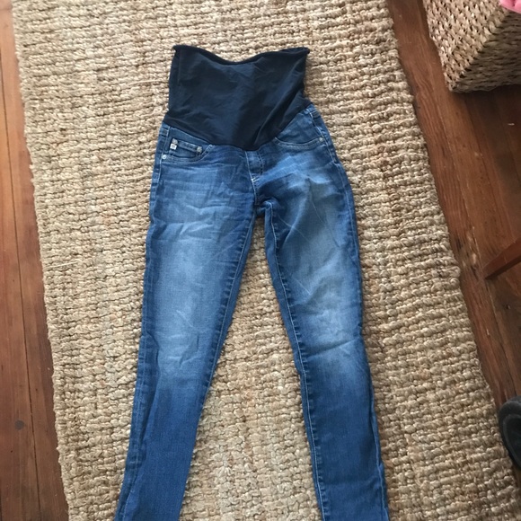 Ag Adriano Goldschmied Denim - AG skinny maternity jeans, size 26